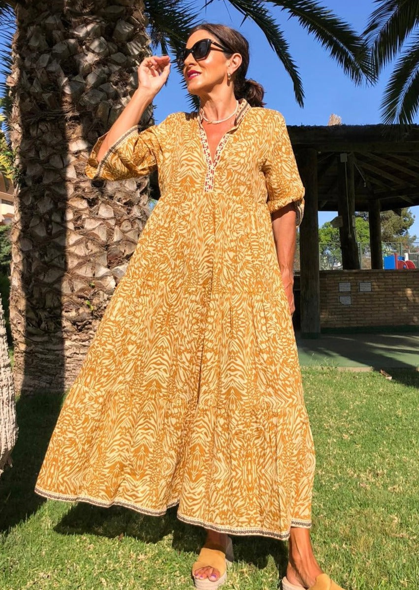 VESTIDO SUELTO AMARILLO